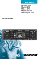 Blaupunkt Washington-DJ-70 - Owners Manual 